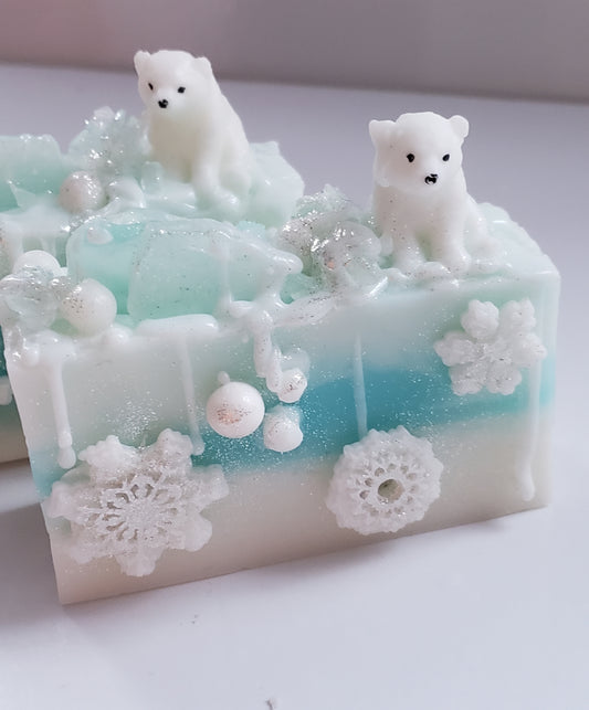 Christmas Soap Bar Polar Bear