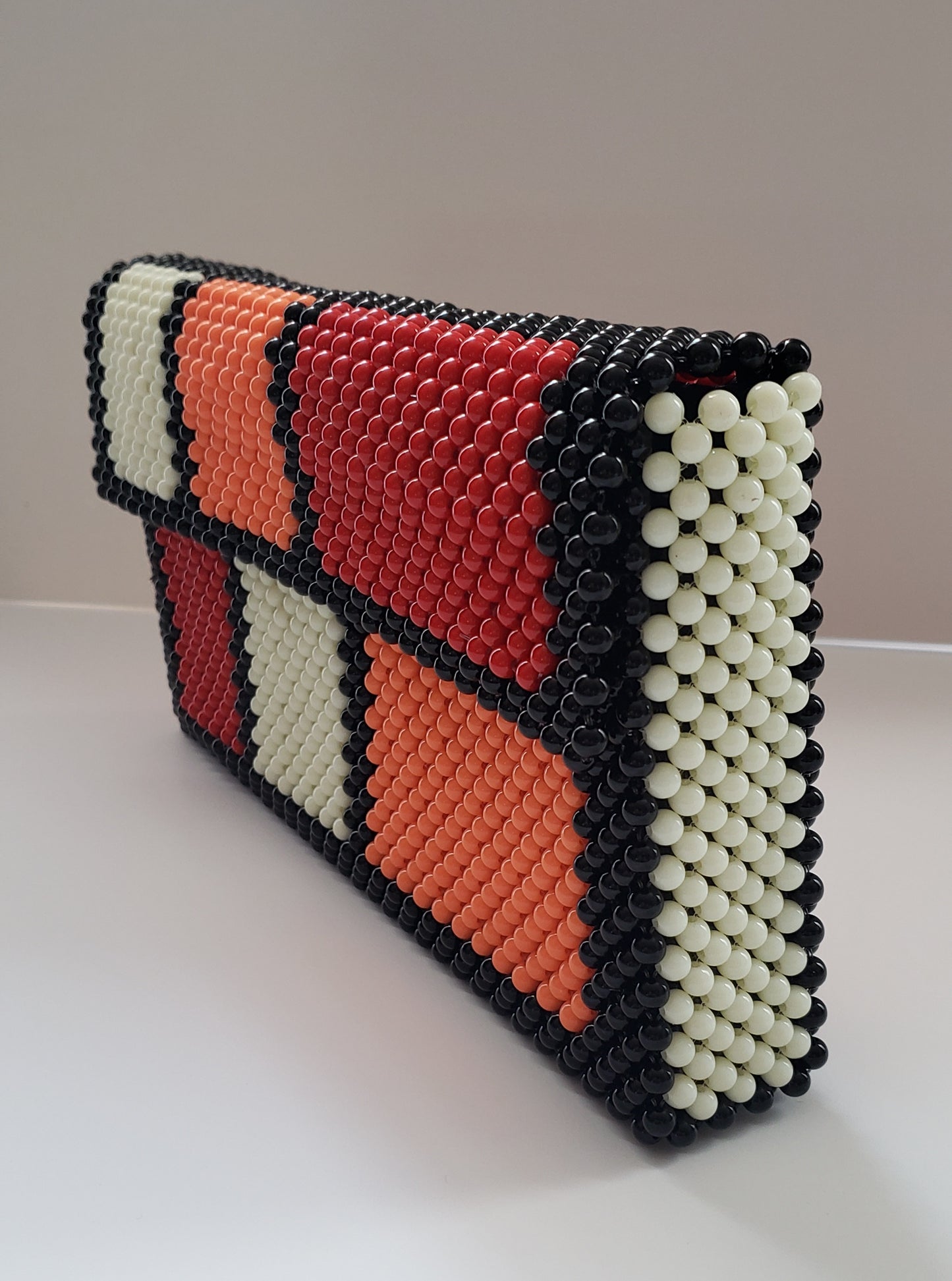 BEADS HANDWOVEN CLUTCH