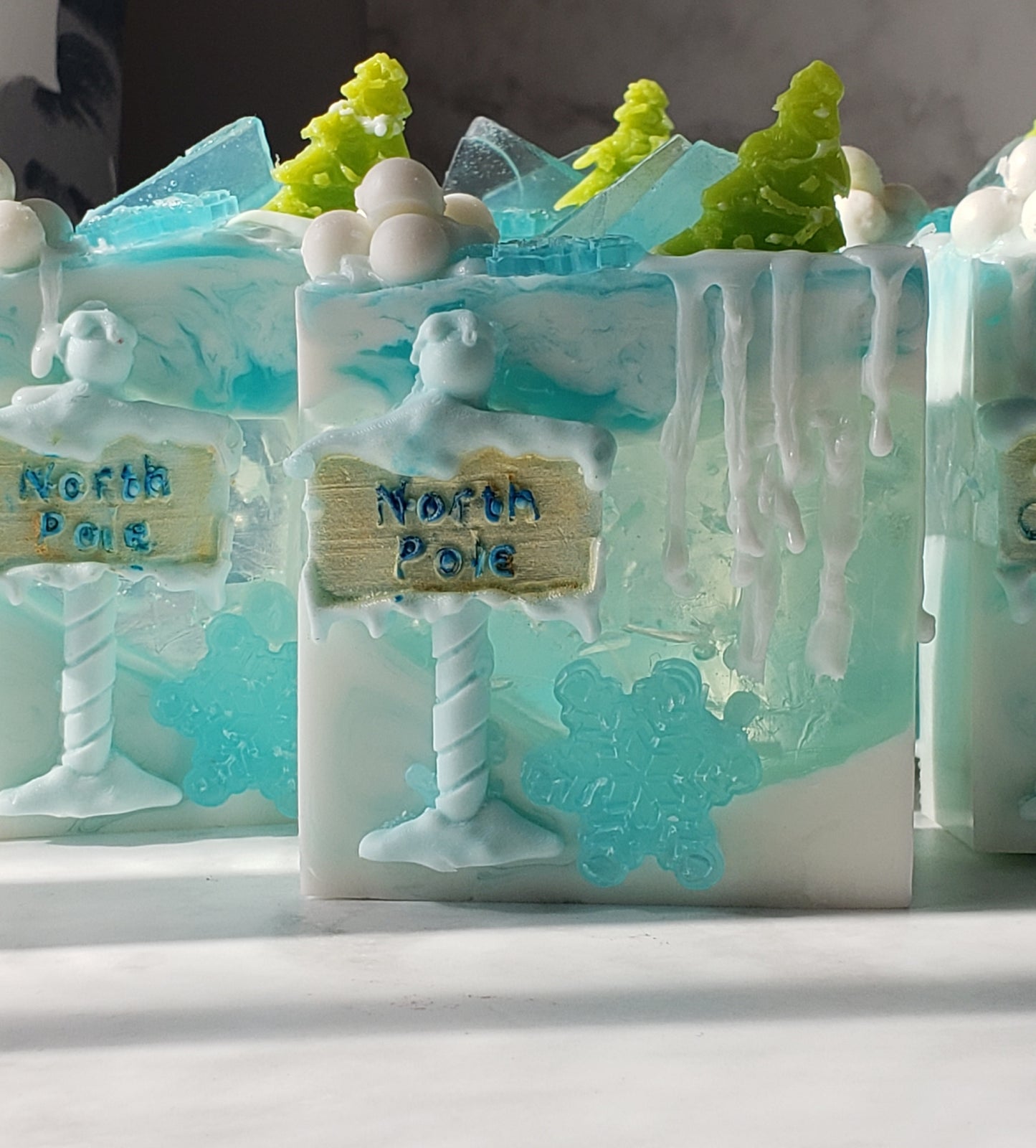 A North Pole Christmas Soap Bar