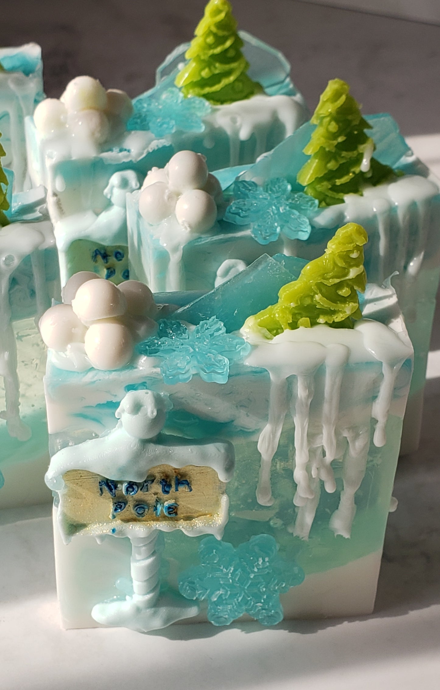 A North Pole Christmas Soap Bar